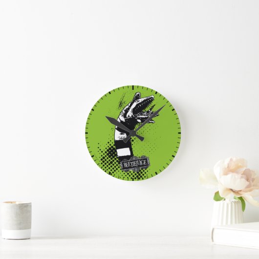 Beetlejuice Sandworm Runde Wanduhr (Zuhause)