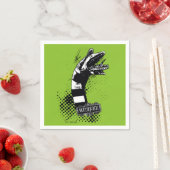 Beetlejuice Sandworm Serviette (Beispiel)