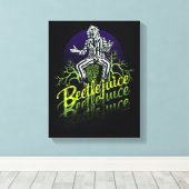 Beetlejuice | Sitting on a Tombstone Leinwanddruck (Insitu (Holzboden))