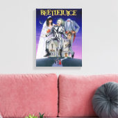 Beetlejuice | Theatrical Poster Leinwanddruck (Insitu (Wohnzimmer))