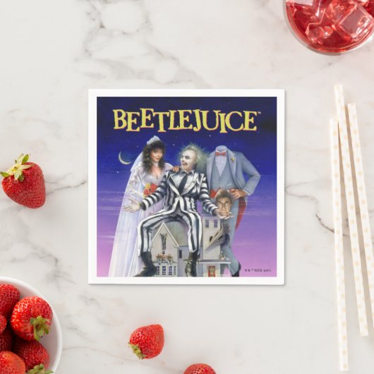 Beetlejuice | Theatrical Poster Serviette (Beispiel)