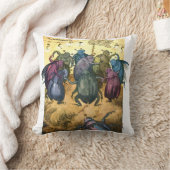 Beetles Celebrating Mittelsommer Kissen (Decke)