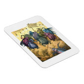 Beetles Celebrating Mittelsommer Magnet (Rechte Seite)