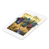 Beetles Celebrating Mittelsommer Magnet (Linke Seite)