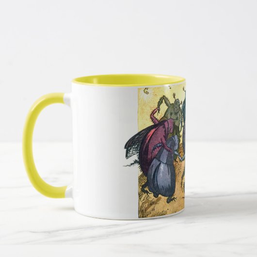 Beetles Celebrating Mittelsommer Tasse (Links)