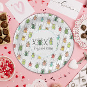 Beetles XOXO Lovebugs Pappteller