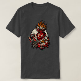 Beetroot Berserker Halloween — Dark Warrior Retro  T-Shirt