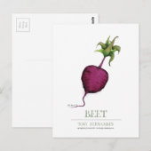 Beetroot, Tony Fernandes Postkarte (Vorne/Hinten)