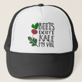 Beets Don't Kale My Vibe Truckerkappe (Vorderseite)