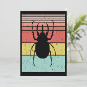 BEETT VINTAG INSEKT FEIERTAGSKARTE (Stehend Vorderseite)