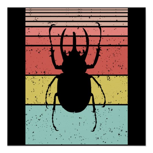 BEETT VINTAG INSEKT POSTER (Vorderseite)