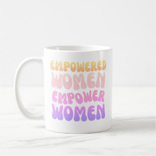Befähigte Frauen befähigen Frauen Retro Vintage Zi Kaffeetasse