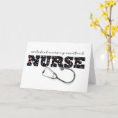 Befähigte Krankenpflegeassistentin CNA am Krankenp Karte (Gelbe Blume)