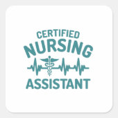 Befähigte Krankenpfleger, CNA Quadratischer Aufkleber (Vorderseite)