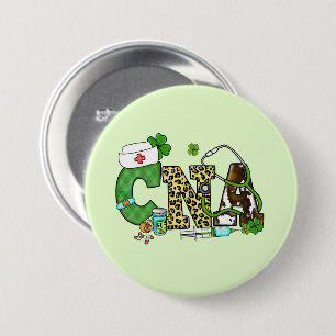 Befähigte Krankenpfleger St. Patrick's Button