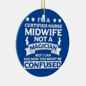 Befähigte Krankenschwester Midfrau Apparel Niedlic Keramik Ornament (Rechts)