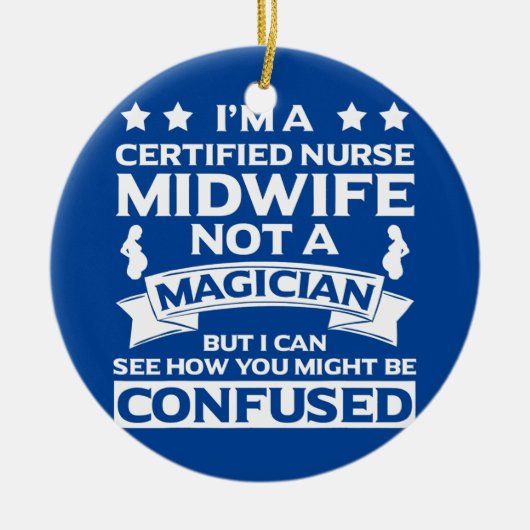 Befähigte Krankenschwester Midfrau Apparel Niedlic Keramik Ornament (Vorne)