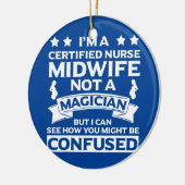 Befähigte Krankenschwester Midfrau Apparel Niedlic Keramik Ornament (Links)