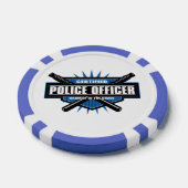 Befähigter Polizeibeamter Pokerchips (Einzeln)