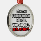 Befassen Sie sich damit ... Funny Corrector Ornament Aus Metall (Rechts)