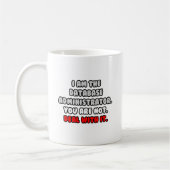 Befassen Sie sich damit ... Funny Database Adminis Kaffeetasse (Links)