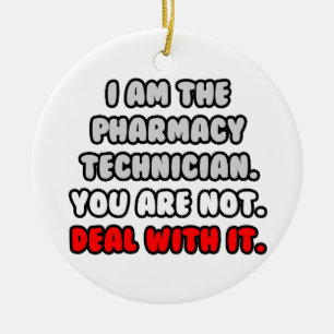 Befassen Sie sich damit ... Funny Pharmacy Technik Keramik Ornament