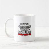 Befassen Sie sich damit ... Funny Purchasing Manag Kaffeetasse (Links)