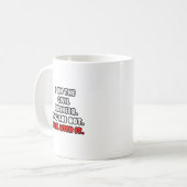 Befassen Sie sich damit ... Funny Zivil Engineer Kaffeetasse (Vorderseite Links)