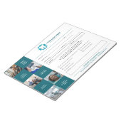 Befassung mit endodontischen Mitteln Notizblock (angewinkelt)