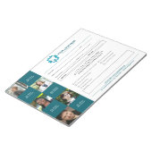 Befassung mit endodontischen Mitteln Notizblock (angewinkelt)