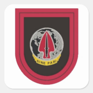 BEFEHL FÜR BESONDERE OPERATIONEN UND FLASH/DUI-STI QUADRATISCHER AUFKLEBER