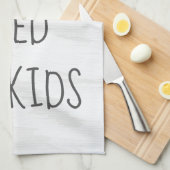 Befehl zum Füttern der Kinder Alexa Humor Geschirrtuch (Viertel Falte)