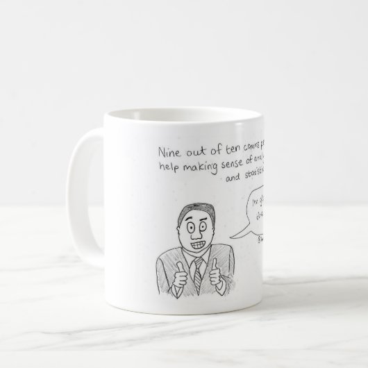 Befehle und Daten Kaffeetasse (Vorderseite Links)