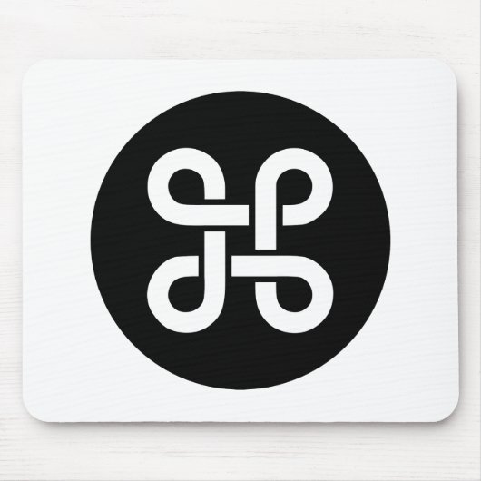 Befehls-Apple Mac-Ideologie Mousepad (Vorne)