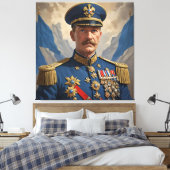 Befehlshaber des Blue Dominion Leinwanddruck (Insitu (Schlafzimmer))