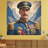 Befehlshaber des Blue Dominion Leinwanddruck (Insitu (Wohnzimmer))