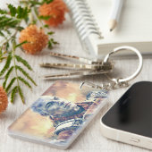 Befehlshaber des Schlüsselanhängers Wasserfarbe Schlüsselanhänger (Vorderseite rechts)