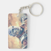 Befehlshaber des Schlüsselanhängers Wasserfarbe Schlüsselanhänger (Rückseite)
