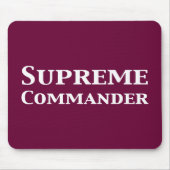 Befehlshaber-Geschenke Mousepad (Vorne)