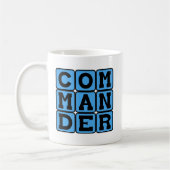 Befehlshaber, militärischer Leiter Kaffeetasse (Links)