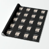 Befehlshaber von Shirt Funny Keyboard Pun Dark BG Geschenkpapier (Ungerollt)