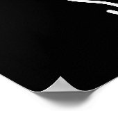 Befehlshaber von Shirt Funny Keyboard Pun Dark BG Poster (Ecke)