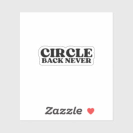 Befehlsinterface | Circle Back Never Technisch Aufkleber