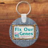 BEFESTIGEN SIE UNSERE GENE SCHLÜSSELANHÄNGER (Vorderseite)