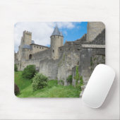 befestigte Mauer von Carcassonne Mousepad (Mit Mouse)