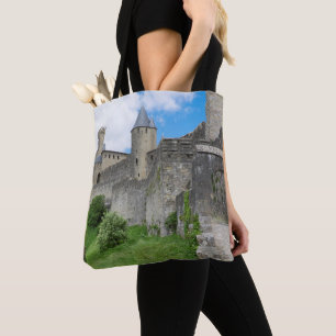 befestigte Mauer von Carcassonne Tasche