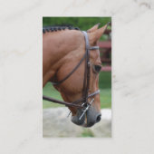 Befestigte Pony-Visitenkarten Visitenkarte (Rückseite)
