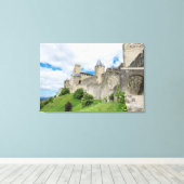 befestigte Stadt Carcassonne Leinwanddruck (Insitu (Holzboden))