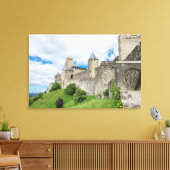 befestigte Stadt Carcassonne Leinwanddruck (Insitu (Wohnzimmer))