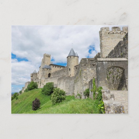 befestigte Stadt Carcassonne Postkarte (Vorderseite)